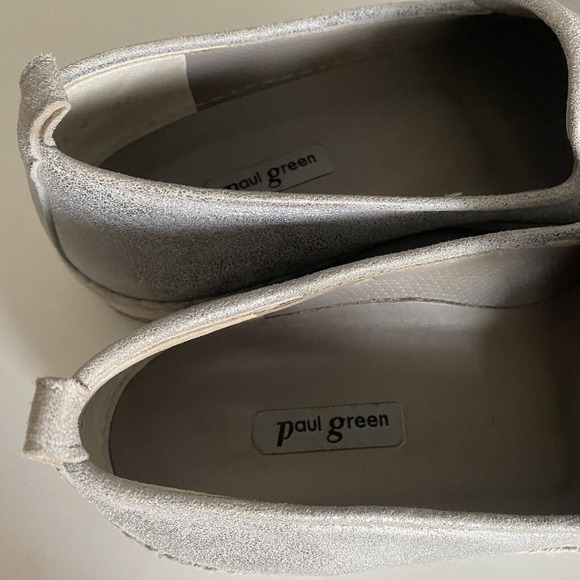 Paul Green Joaquin Espadrille Slip On Leather Loafer Round Toe Platform … - Picture 6 of 7